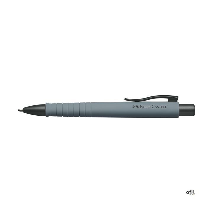 Długopis automatyczny Poly Ball Urban Faber-Castell w kolorze matowym stone grey (szarym). To połączenie klasyki i nowoczesności
