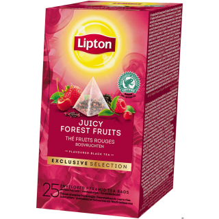 Herbata LIPTON PIRAMID FOREST FRUIT owoce leśne Exclusive Selection 25 kopert