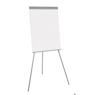 flipchart z tablicą o powierzchni suchościeralnej stabilna, lekka konstrukcja z trójnogiem kompaktowa konstrukcja bez ramy regul