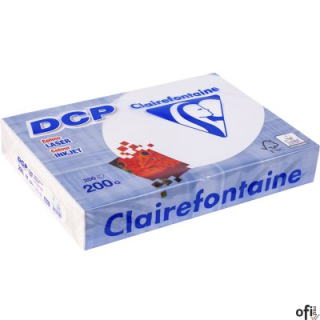 DCP, biały, powleczenie insize, lekko satynowy, papier do kopiowania, bezdrzewny ECF, 200g/m2, 210mm x 297mm, A4, LG, ryza 250 a
