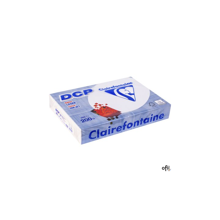 DCP, biały, powleczenie insize, lekko satynowy, papier do kopiowania, bezdrzewny ECF, 200g/m2, 210mm x 297mm, A4, LG, ryza 250 a