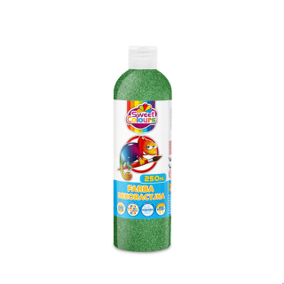 Farby dekoracyjne brokatowe 250ml zielona Sweet Colours 00782 OTOCKI