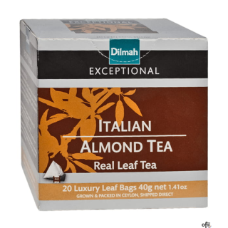 Herbata DILMAH PIRAMID Exceptional Italian Almond Box 20t*2g SALE