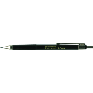 Elegancka obudowa_gumka chroniona metalową skuwką_z metalowym klipsem_wyposażony w nowoczesny mechanizm teleskopowy_grafit: 0,5m
