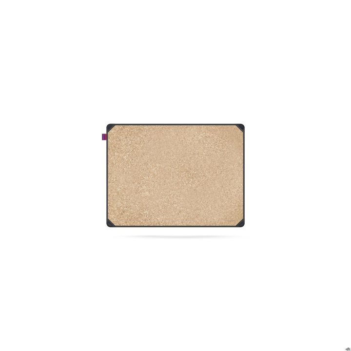 Tablica korkowa MEMOBE IDEA, rama aluminiowa EDGE, 60X45 CM MITC060045.00.60.51