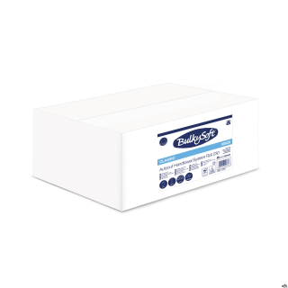 Ręcznik papierowy w roli autocut PRO BulkySoft, 2 warstwy, wysokość 19,5 cm, średnica 19 cm, kolor biały, celuloza, długość 230m