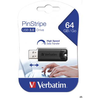 Stylowa, chowana konstrukcja „PinStripe”Interfejs High Speed USB 3.0Pojemność: 64 GBOtwór na kółko do kluczyPonieważ coraz więce