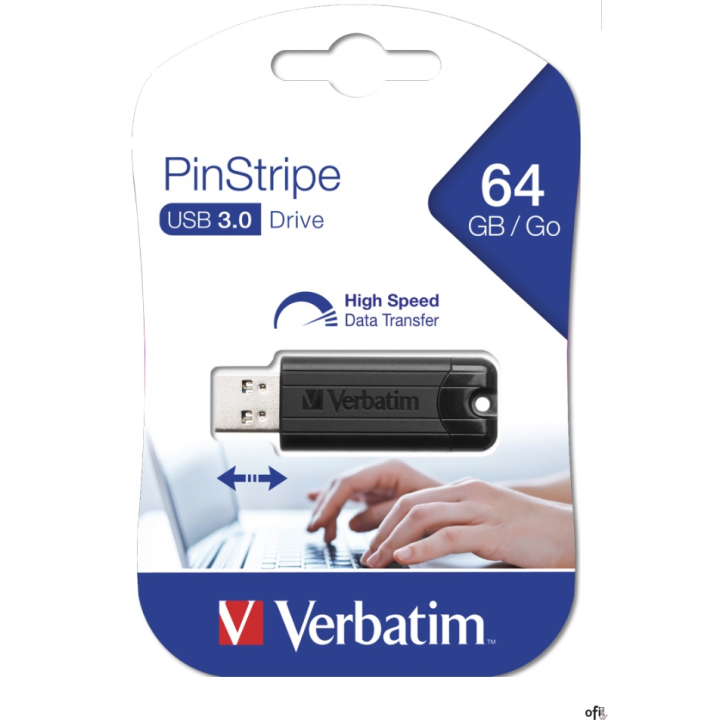 Stylowa, chowana konstrukcja „PinStripe”Interfejs High Speed USB 3.0Pojemność: 64 GBOtwór na kółko do kluczyPonieważ coraz więce