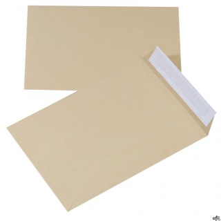 koperta z taśmą silikonową_format: C5_wymiary: 160x229mm_gramatura: 90gsm_10 szt. w j.s._kolor: brązowy