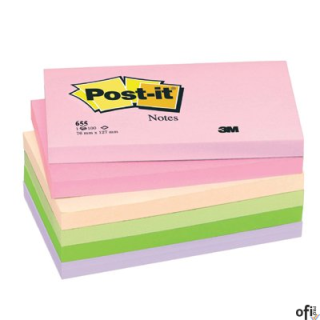 Bloczek 76*127 pal.KWIATOWA 655FL (12) POST-IT 3M