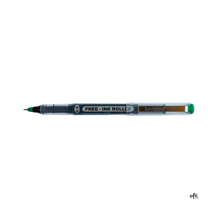 Pióro kapilarne CFR-155NP zielone ROLLER PEN 165013 LEVIATAN