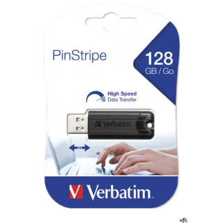 Stylowa, chowana konstrukcja „PinStripe”Interfejs High Speed USB 3.0Pojemność: 128 GBOtwór na kółko do kluczy2-letnia ograniczon