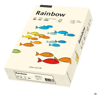 Papier xero kolorowy A3 80g 500 ark. RAINBOW R03 kremowy 88042252