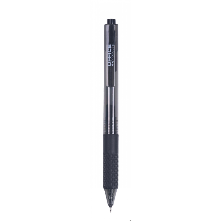 Długopis automatyczny żelowy OFFICE PRODUCTS gr. linii 0,25mm czarny 17025711-05