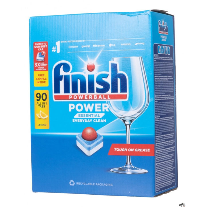 FINISH Tabletki do zmywarki Power Essential 90 szt. Lemon 19984