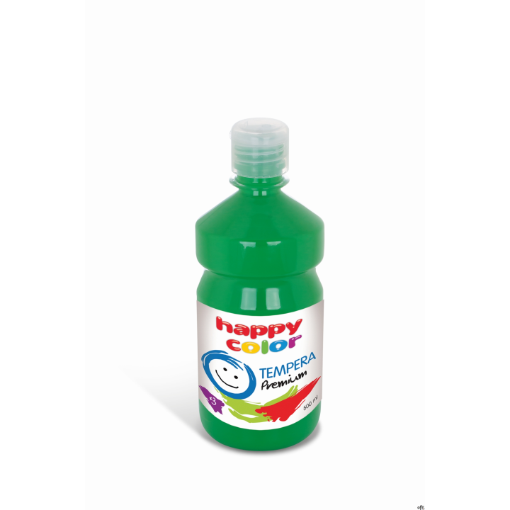 Farba tempera Premium 500ml, zielony, Happy Color HA 3310 0500-5