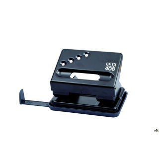 Metalowy mechanizm, metalowa obudowa_posiada ogranicznik formatu A4/A5/A6/888_dziurkuje do 30 kartek_na 2 dziurki_średnica dziur