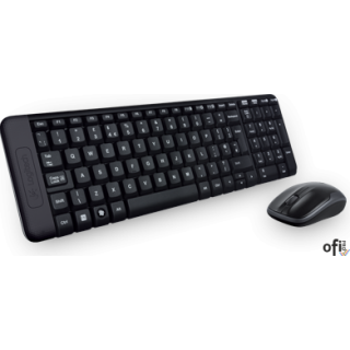 Klawiatura + mysz LOGITECH MK220 czarna 920-003161 bezprzewodowa zestaw
