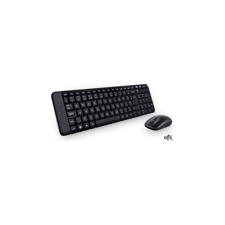 Klawiatura + mysz LOGITECH MK220 czarna 920-003161 bezprzewodowa zestaw