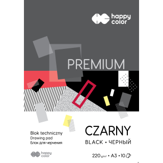 Seria bloków z najgrubszym papierem. Wysokiej jakości śnieżnobiały papier 250g dzięki gładzonej powierzchni idealny do precyzyjn