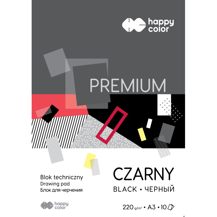Seria bloków z najgrubszym papierem. Wysokiej jakości śnieżnobiały papier 250g dzięki gładzonej powierzchni idealny do precyzyjn