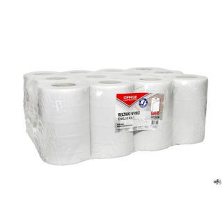 ręczniki w roli MINI makulaturowy_papier 2 warstwowy (2x18g/m2)_średnica rolki: 130 mm_długość rolki: 50 mb_opakowanie: 12 rolek