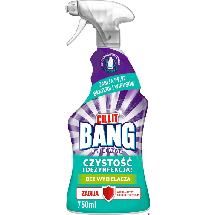 CILLIT BANG Płyn Czystość i Dezynfekcja w sprayu 750ml 16075