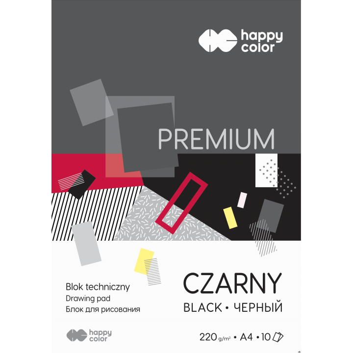 Seria bloków z najgrubszym papierem. Wysokiej jakości śnieżnobiały papier 250g dzięki gładzonej powierzchni idealny do precyzyjn