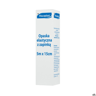 Opaska elastyczna tkana z zapinką.Wielokrotnego użytku.Można prać.W zależności od stopnia ucisku opaskę można stosować jako:- op