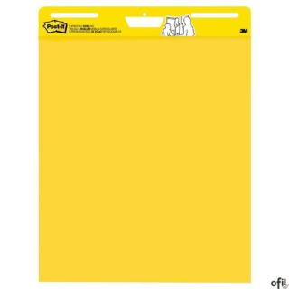 Blok samoprzylepny na _ipchart, żółty do kluczowych wniosków, 25 kartek 3M-76308929602 Post-it