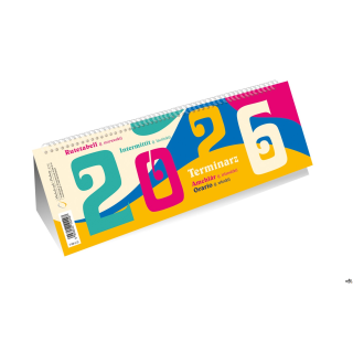 Kalendarz ze spiralką A4 - poziomy 2026 Michalczyk i Prokop T-100-2-23