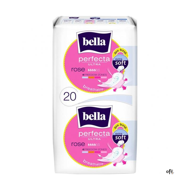 BELLA Podpaski higieniczne Perfecta Ultra Rose 20 sztuk 4847