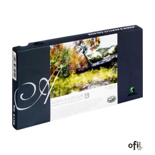 Farby akrylowe 812b - 12 kolorów MARIES 12ml 170-1910