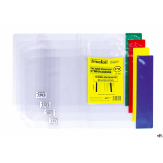 Okładka standard B7 - 236 regulowana (25) z kod. na szt. OZK-41 BIURFOL