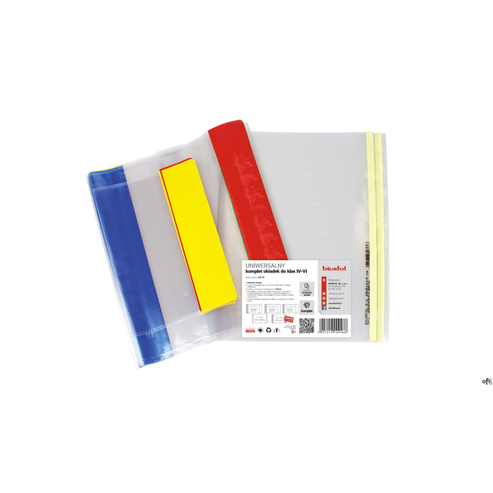 Uniwersalny komplet okładek do klas IV-VI OZ-75 BIURFOL