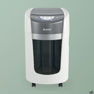 Leitz IQ OptiMax Home Office to innowacyjne i stylowe niszczarka, która zapewnia wysoki poziom bezpieczeństwa niszczonych dokume