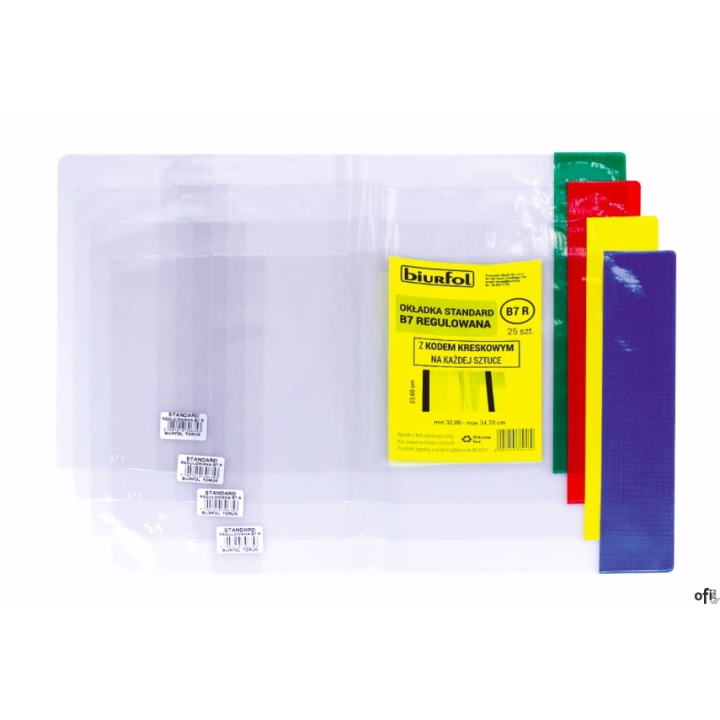 Okładka standard S3 - 287 regulowana (25) z kod. na szt. OZK-53 BIURFOL