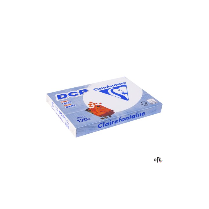 DCP, biały, powleczenie insize, lekko satynowy, papier do kopiowania, bezdrzewny ECF, 120g/m2, 210mm x 297mm, A4, LG, ryza 250 a