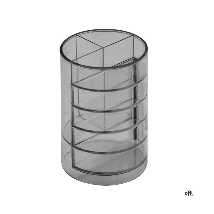 Przybornik walec DELI 0060 przezroczysty 110157