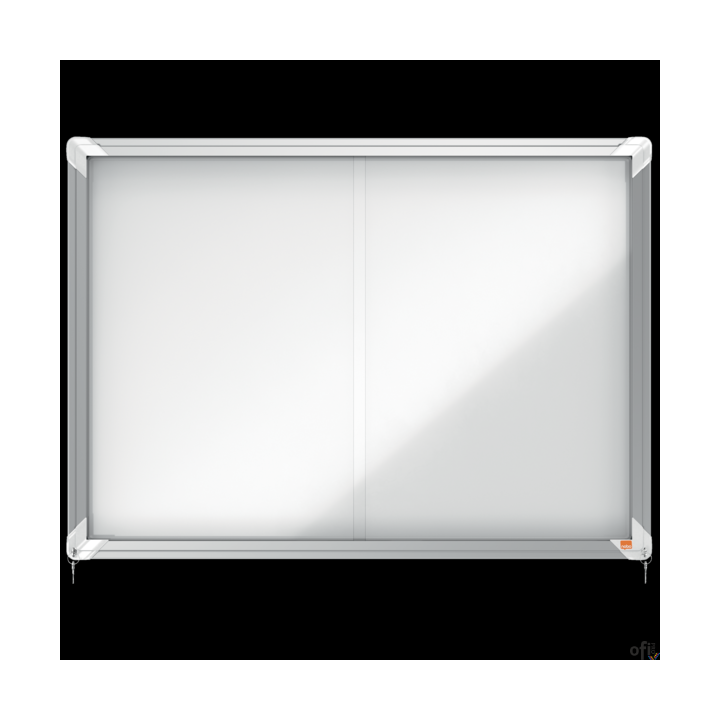 Gablota magnetyczna zewnętrzna Nobo Premium Plus 8xA4 (drzwiczki przesuwn