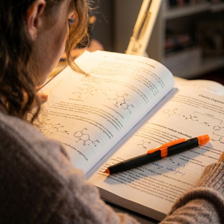 Długopis plastikowy z zakreślaczem touch pen EMMETT