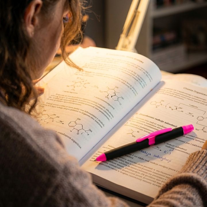 Długopis plastikowy z zakreślaczem touch pen EMMETT