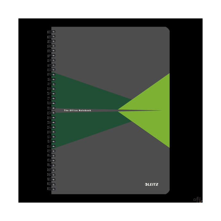 Kołonotatnik OFFICE PP A4 kratka zielony 44950055 LEITZ