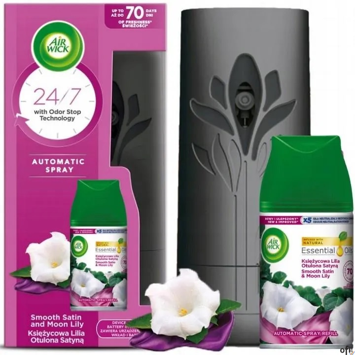 AIR WICK Freshmatic Księżycowa Lilia Otulona Satyną 250 ml - Komplet