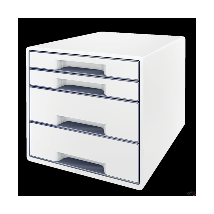 Przykuwające wzrok, najwyższej jakości pojemniki z szufladami WOW z niezwykłym i stylowym połączniem dwóch kolorów o błyszczącym