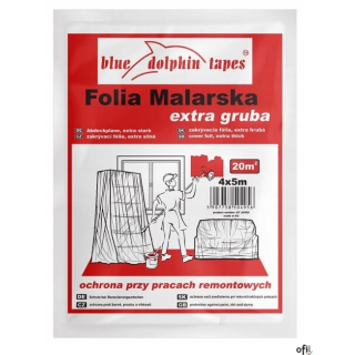 Folia malarska 20m 4x5m FOL-MALHD 4/5