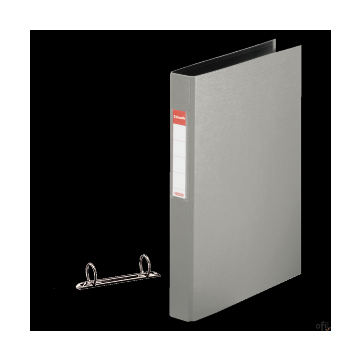 Segregator Esselte A4 z 2 kółkami, grzbiet 42 mm, szary, 14455