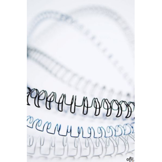 Grzbiety drutowe biale 12mm (100szt) 53270 FELLOWES (81-100 kartek) 1/2" skok 3:1