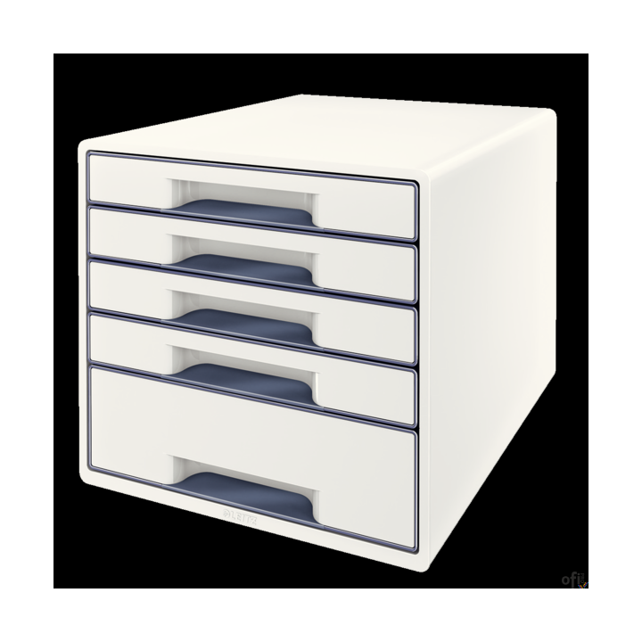 Przykuwające wzrok, najwyższej jakości pojemniki z szufladami WOW z niezwykłym i stylowym połączniem dwóch kolorów o błyszczącym