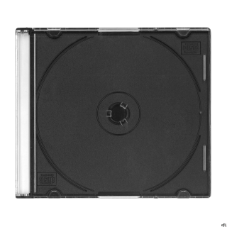 Pudełko na 1CD SLIM CASE 5,2MM BLACK OMEGA